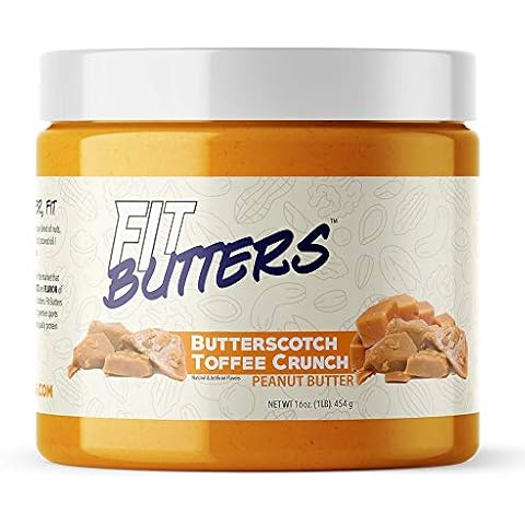 Fit Butters Butterscotch Toffee Crunch Peanut Butter, 454 g Cover