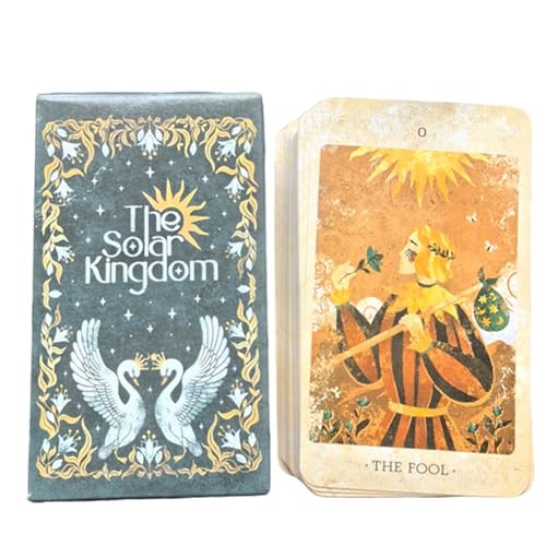 Qiwieod Tarot Cards Baraja De 78 Cartas, Juego De Cartas De Tarot Clásicas para Principiantes, Tarot Clásicas para Principiantes Y Expertos, Herramientas De Adivinación para El Futuro Y El Pasado
