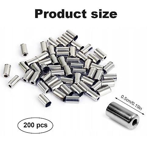 Fezf Confezione da 200 Cappucci Estremità Cavo