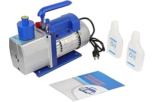 7 CFM Rotary Vane Economy Vacuum Pump A/C Vacuum Pump Air Operated Vacuum Pump