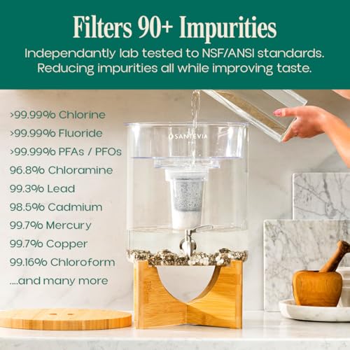 Filtre de comptoir pour l'élimination du fluorure et chlore reminéralisant - 6