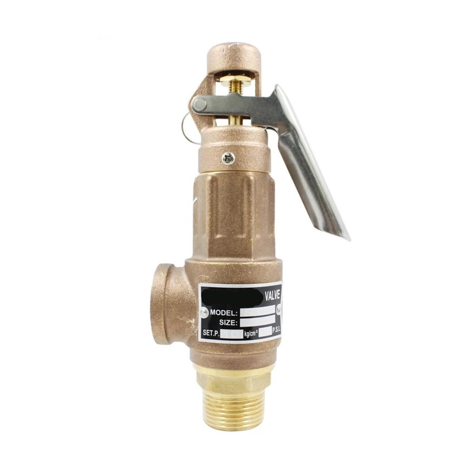 WEUSANXPL Spring-Loaded Valve Bronze Materia Hand Shank(DN15)