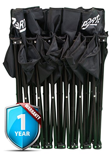 EZ Sportz 6 Seat Sports Bench | Great For Soccer, Camping, The Beach and More| Extra Large Durable Size | Comfortable Chairs for Six People - Thumbnail 2