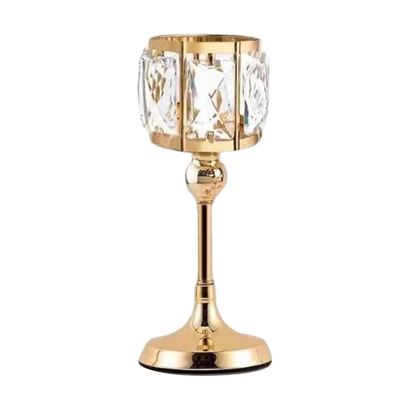 Holders for Wedding Decors Crystal Candlestick Centerpieces for Table Tealight Holders for Halloween/Christmas/Candlestick