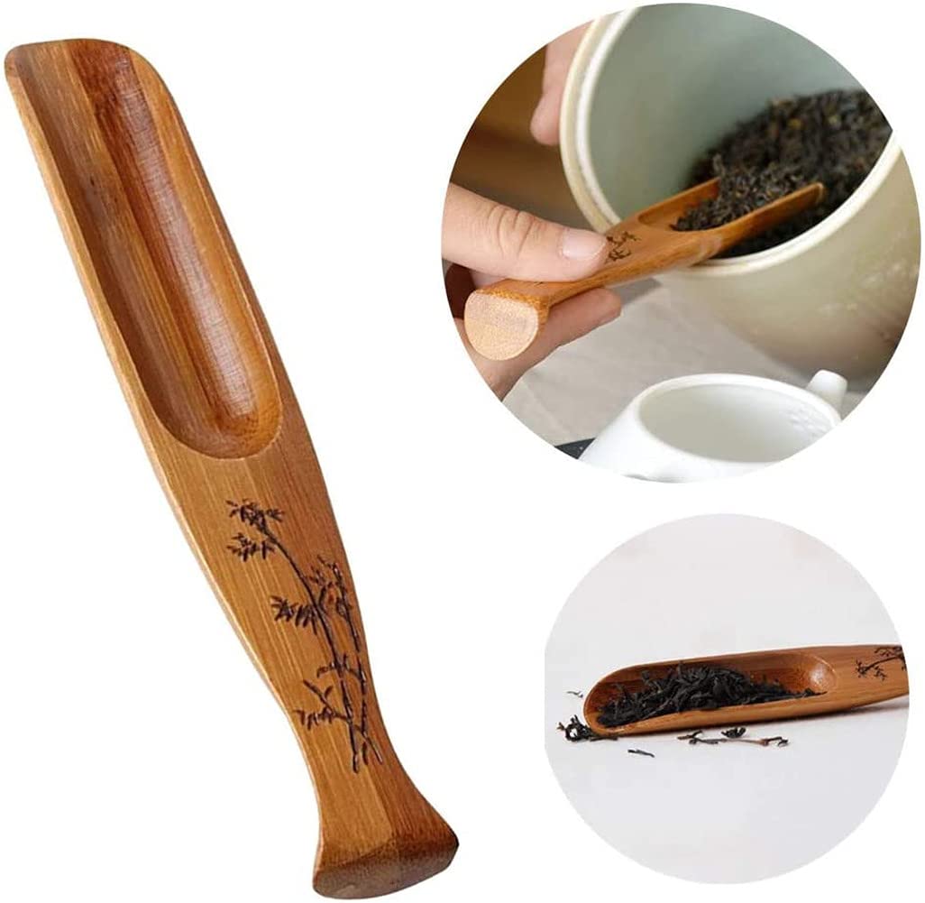 Pala de té Chinoise Kung Fu Té de Vrac cuchara medidora cuchara de té japonesa pala para el hogar salón de té oficina duradera diseño