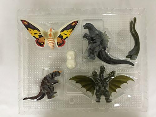 Bandai Godzilla Vs. Gokoku Mini Figures 3 Seijyu Set (Set of 4 Monsters and An Egg/Coccoon) image 4