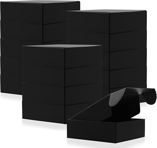 15 cajas de cartón verde, cajas de envío de cartón corrugado de color reciclable, cajas de regalo pequeñas para envío, correo, embalaje de regalos,