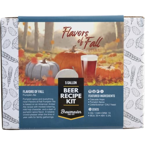FLAVORS OF FALL PUMPKIN ALE Premium Homebrewing Extract Ingredient Beer Kit from Brewmaster BMKIT134