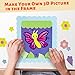 VKPI Butterfly Paper Craft Pic, Make Your Own 3D Butterfly Picture, Art and Craft Game for Kids Ages 4+, Toddler, Preschool Learning Toy for Birthday Party Favor Supplies