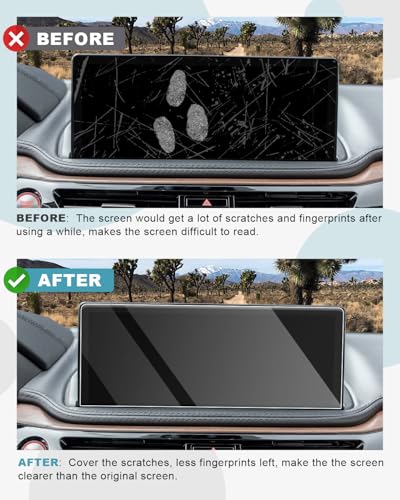 Image of CDEFG for 2025 2026 Acura MDX Screen Protector Tempered Glass for 2025 2026 Acura MDX (MDX /MDX Type S /Technology /A-Spec /Advance) Accessories 12.3-Inch Touchscreen Screen Cover 9H Hardness