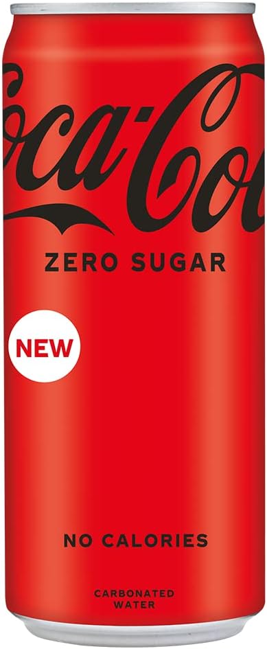 Zero Sugar, No Calories Soft Drink Can, 300 Ml - Cola