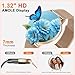 Smartwatch Damen mit Telefonfunktion, 1.32" AMOLED Smart Watch, Herzfrequenz SpO2 Schlafmonitor Schrittzähler Uhr Damen, 120+Sportmodi Fitness Tracker,IP68 Wasserdicht Fitnessuhr iOS Android Rose Gold