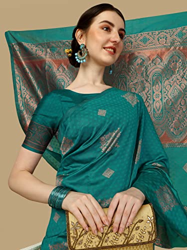 Image of Avantika Fashion Women's Kanjivaram Soft Silk Banarasi Sarees With Blouse Piece