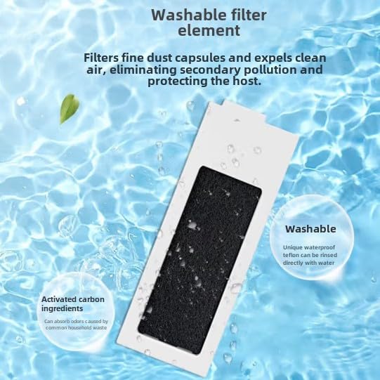 Accessories Kit for Ecovacs deebot T10, T20, X1 Omni/X1 Turbo /X1 Plus deboot Replacement Parts for Ecovacs Deebot X1 Vacuum, 6 side brushes, 4 bags, 4 filter cartridges, 4 mopping cloths