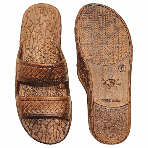 Image of Pali Hawaii Light Brown JANDAL + Certificate of Authenticity