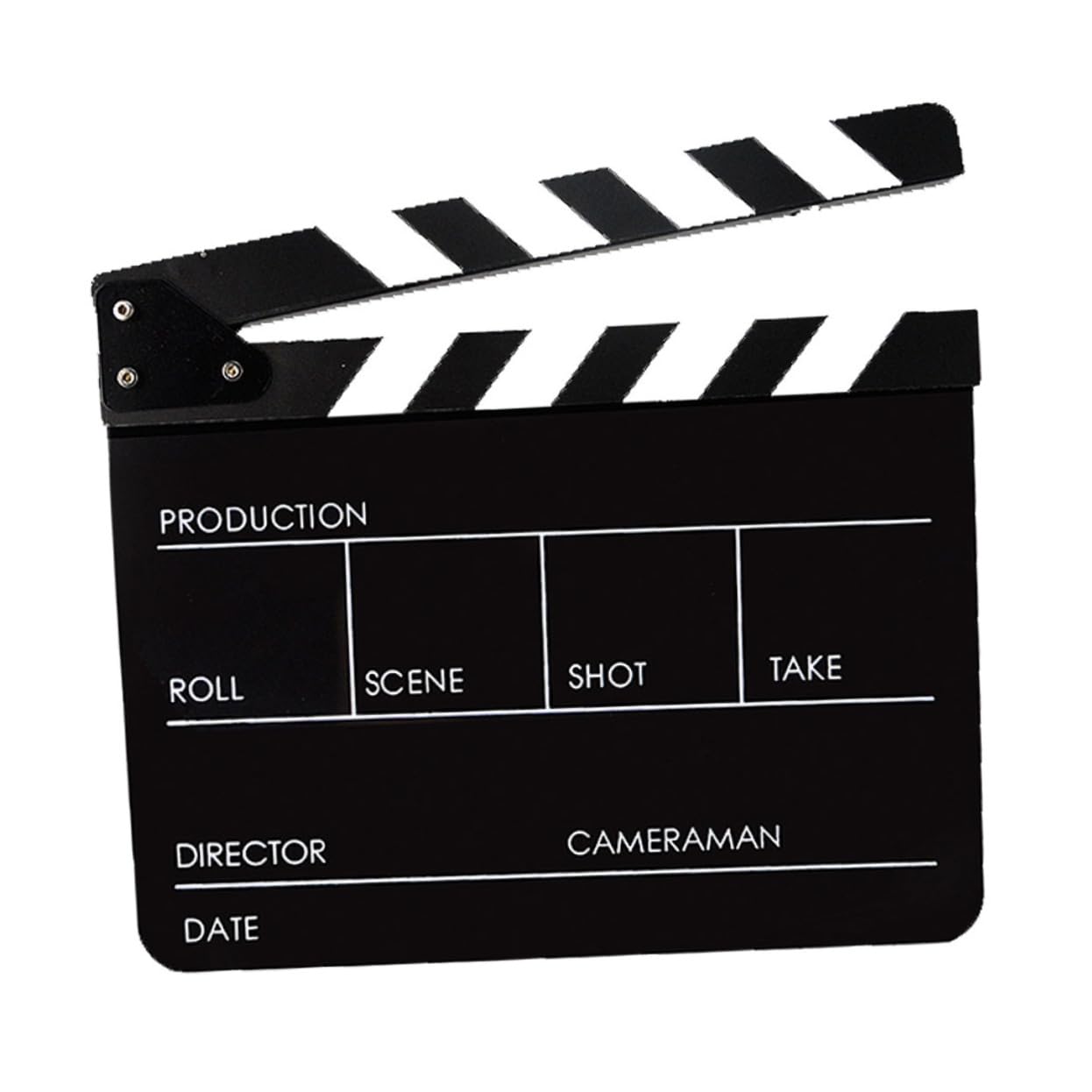 SEWACC Movie Clapboard Board Clappers Blank Clapperboard Cut Action Scene Clapper Board Mini Clapper Board Movie Photo Props Clapperboard Movie Clapper Film Clapper Black