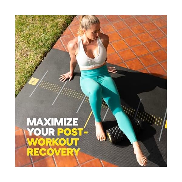 TRX Training Rev Myofascial Release Roller, Travel Massage Roller for Muscles, 14-Inch Round Foam Roller for Stretching and Post-Workout Recovery - Image 2