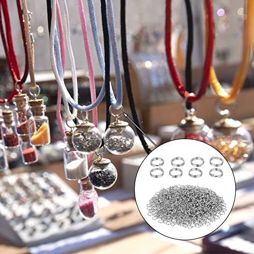 Grevosea 500 Pieces 6 Mm Jump Rings, O Ring Connectors Double Loops Split Jump Rings Mini Metal Ring Connectors Small Key Rings For Jewelry Necklaces Bracelet Earrings And Crafts Ornament #TOP4