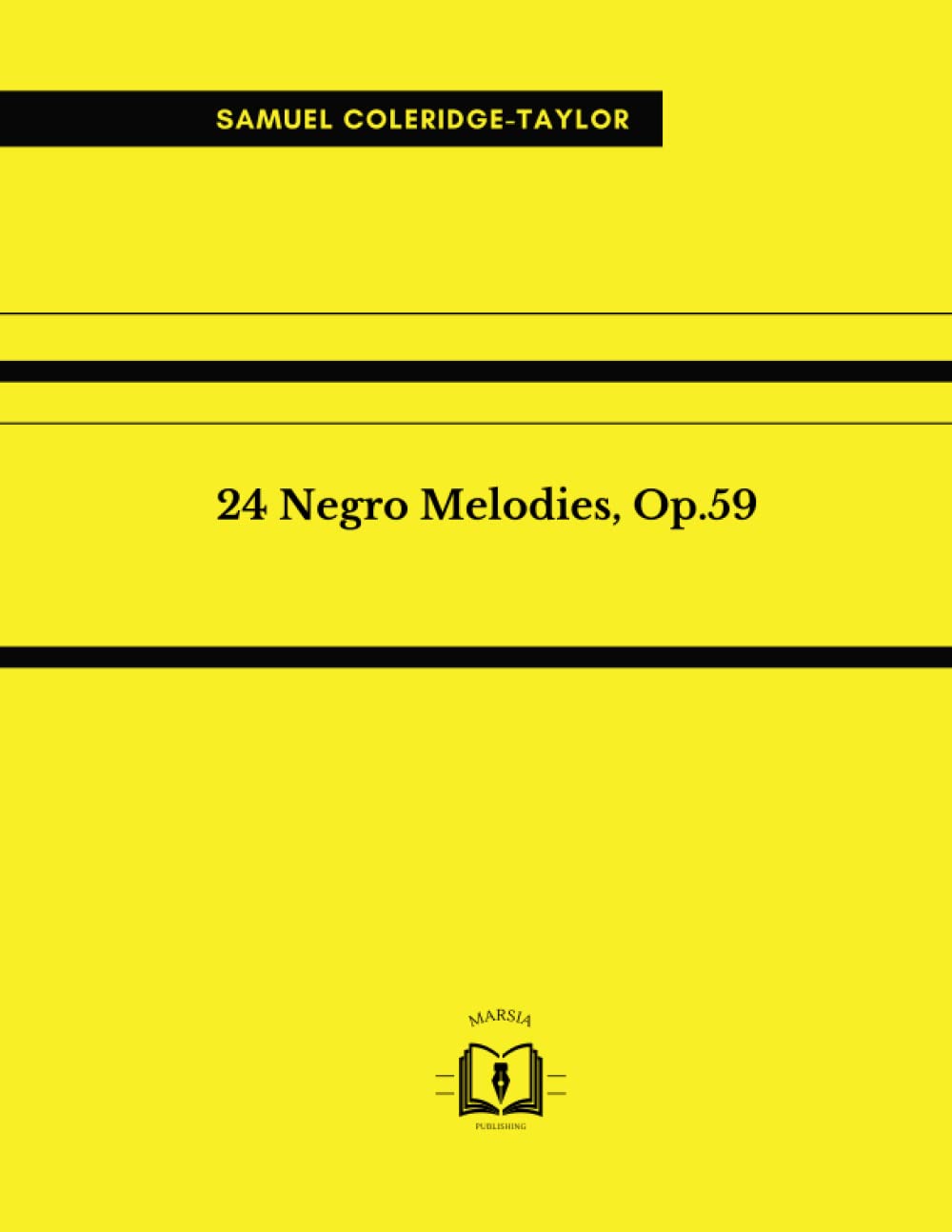 24 Negro Melodies, Op.59: Voice and Piano Score