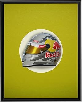 InkFlow Motorsport Helmet Poster - A Bold Tribute to Precision, Performance, and Innovation in Motorsport - Perfect Wall Art for Racing Fans and Collectors - 18x24 Unframed Wall Art