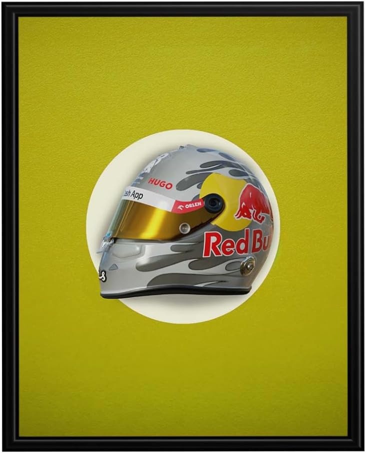 InkFlow Motorsport Helmet Poster - A Bold Tribute to Precision, Performance, and Innovation in Motorsport - Perfect Wall Art for Racing Fans and Collectors - 18x24 Unframed Wall Art