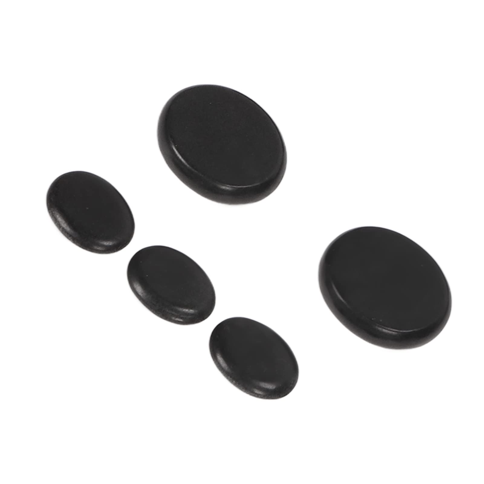 Piedras de Masaje ,Calentamiento sin Agua Calentamiento Rápido Esmaltado 20 PCS Kit de Masaje de Piedras Calientes para Tienda de Masajes para Atletas(#2)