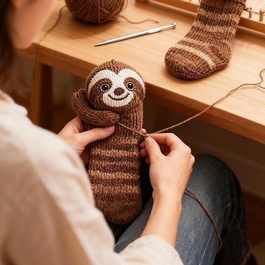 Calcetines de animal 3D Knit para mujer miniatura 2