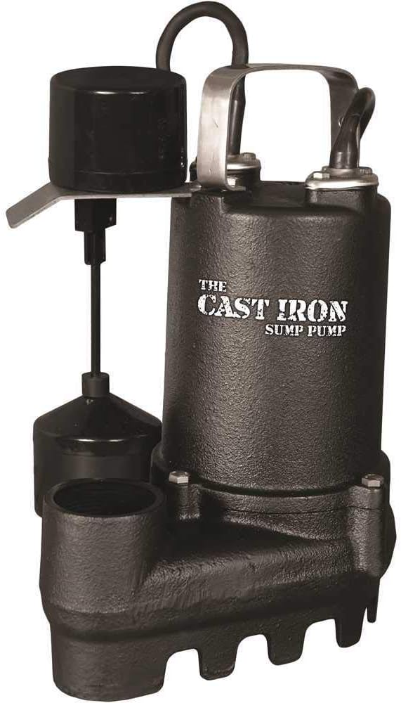 CIS-33V 1/3 HP Cast Iron Submersible Sump/Effluent Pump with Vertical Float Switch