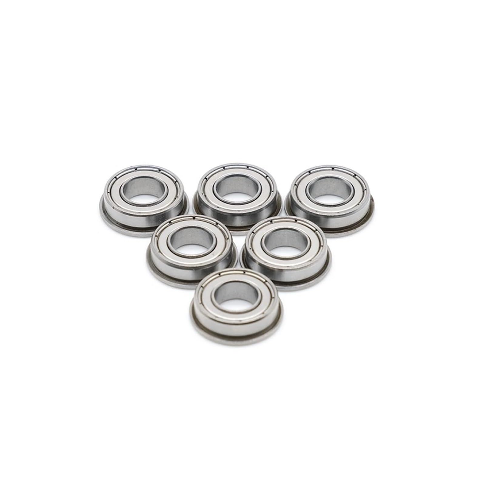 10 Uds MF148ZZ rodamiento de brida 8x14x4mm ABEC-7 miniatura con bridas MF148 Z ZZ rodamientos bolas Lucky