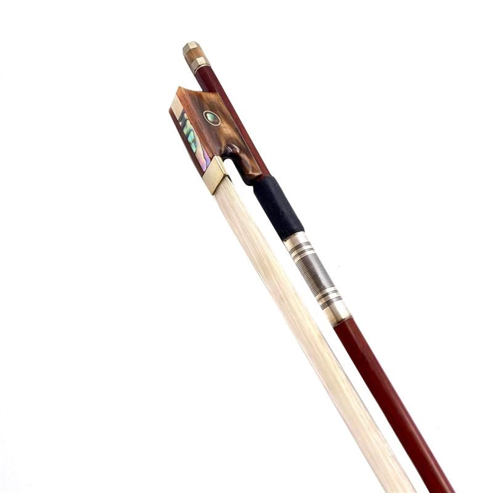 Student archetto violino 1 Pz Bastone Rotondo In Legno Brasiliano 4/4 Arco Per Violino Arco Per Violino Arco Per Bastone Rotondo Crine Di Cavallo Siberiano