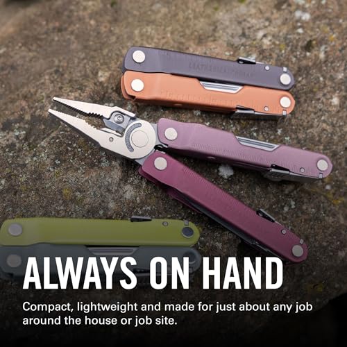 Image of LEATHERMAN, Rebar Multitool with Premium Replaceable Wire Cutters and Saw, Burnt Sienna