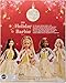 Barbie Signature 2023 Holiday Doll, Light Brown Hair Wearing Golden Gown, Collectible with Doll Stand & Certificate of Authenticity