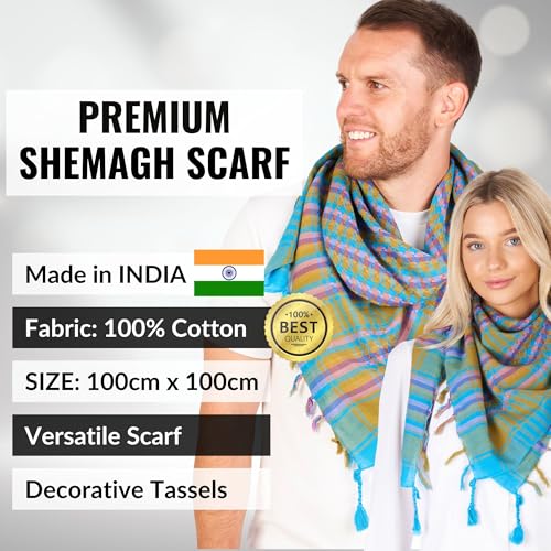 Image of Desert Shemagh Scarf - Stylish & Versatile Fashion Scarf for Men & Women