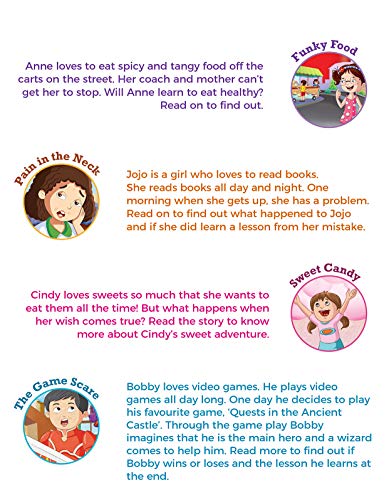 Image of Bedtime Story Books for Kids in English | Tiny Tales - Grow Strong | Age 5 - 8 Years | Easy to Read Stories with Pictures | Set of 8 Books