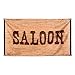 Produktbild Boland 54352 - Fahne Wild West, 1 Stück, Größe 90 x 150 cm, Hängedeko, Dekoration für Mottoparty und Karneval, Banner Wilder Westen, Braun