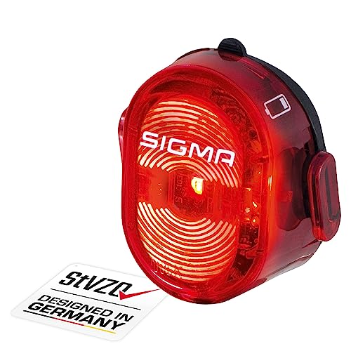 SIGMA Fahrradbeleuchtung Set Aura 60 USB/Nugget II | StVZO zugelassenes, akkubetriebenes Vorderlicht...
