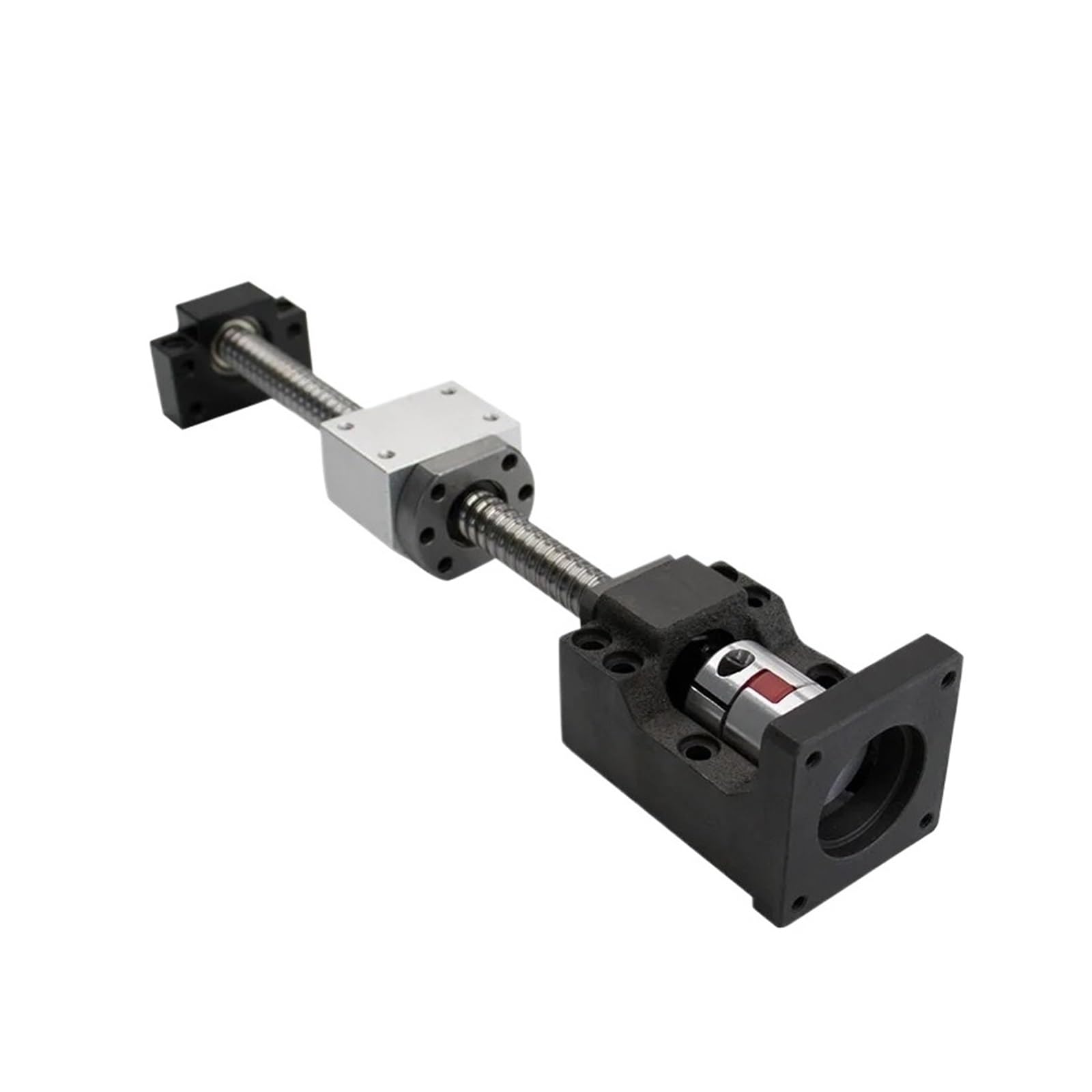 Metal Ball Screw nut end Processing Ball Screw SFU1204 Kit 550-1000mm C7 Dia12mm Pitch 4mm with Single Ball Nut +BF10+HM10-57+DSG12H+Coupler(550mm)