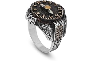 Silver Vintage Finger Watch Ring