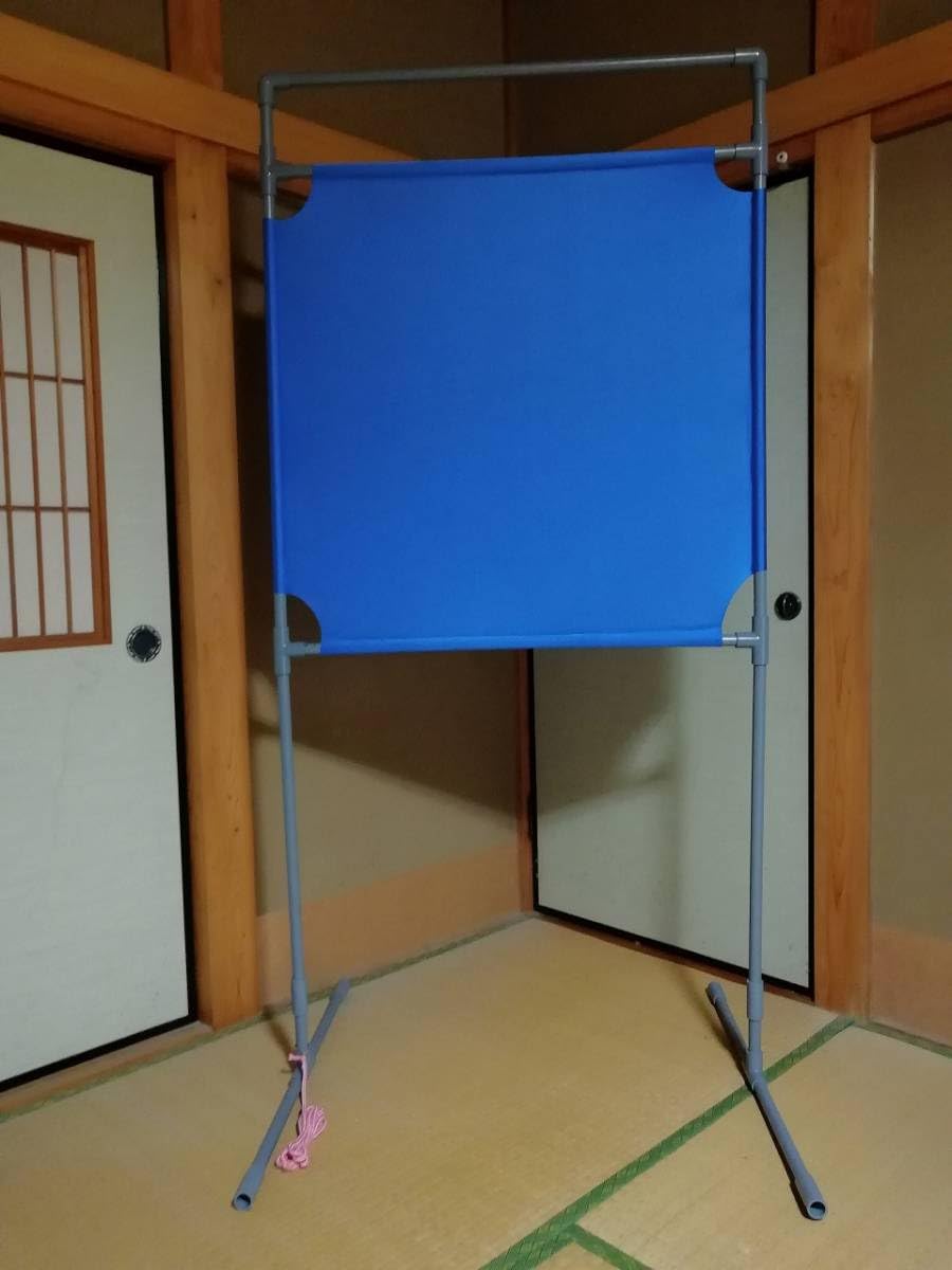 チューブ追加＆ サーブ練習できる壁打ち無音布(むおんふ)静かにレシーブ練習自立型 チューブ追加＆ サーブ練習できる壁打ち無音布(むおんふ)静かに
