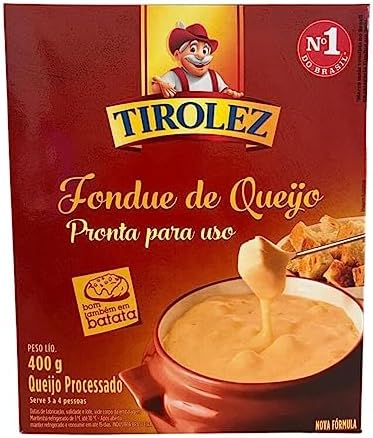 Kit 03 Unidades 400g De Fondue De Queijo Tirolez
