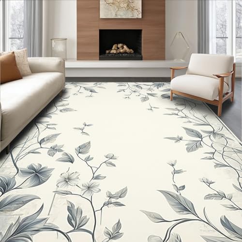 ODIKA Flatwoven High Traffic Area Rug 6x9, Backyard Bliss Collection
