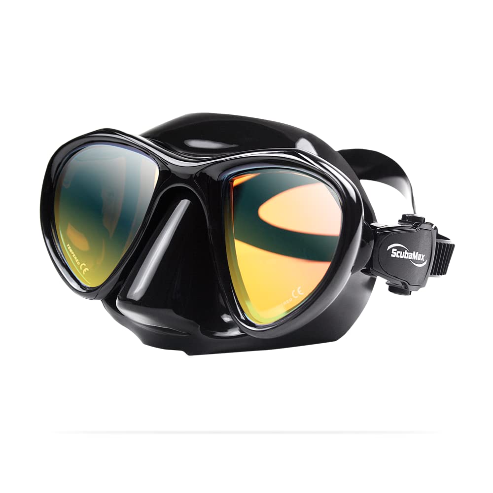 ScubaMax Low Volume Aria Dive Mask with Color Lenses MK-201