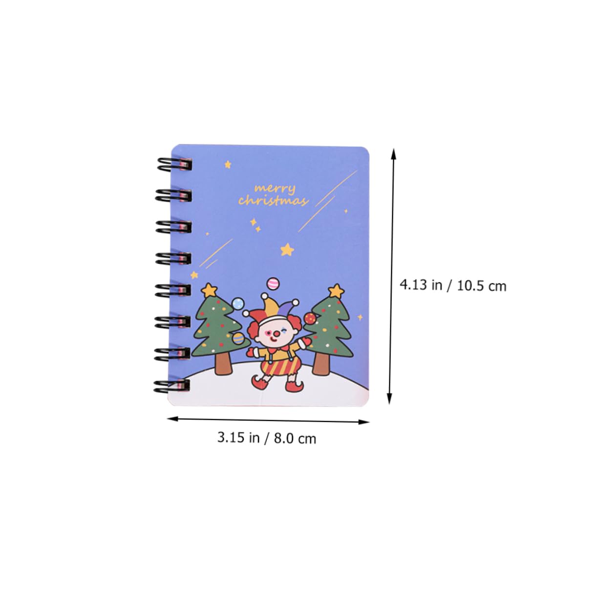 SEWACC 18piezas Libreta De Espiral Para Estudiantes y Oficina Cuadernos De Notas Cubiertas De Cartón Grueso Para Recordatorios y Diario Personal Papelería Portátil Para Navidad y