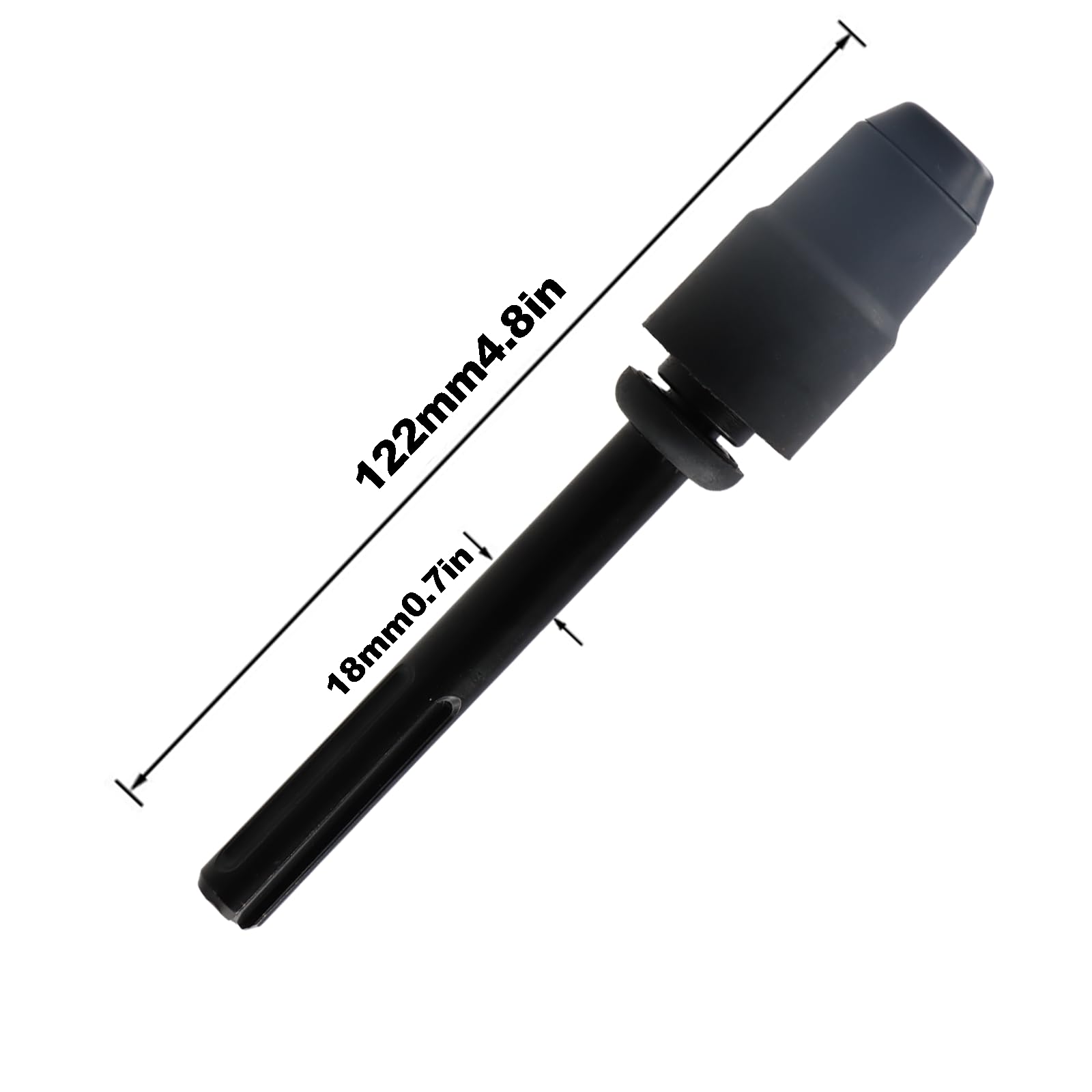 Joyan Adaptador SDS-Max, Adaptador de Broca SDS Max a SDS plus, Adaptador de Broca de Portabrocas A Mango Rápido, Martillo Perforador para Martillos Demoledores
