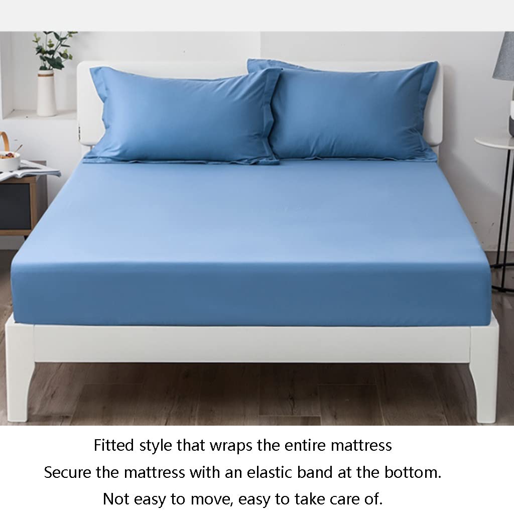 ZCXRYFL Draps Doux Et LéGers 100% Coton 1~2 Personnes Drap Housse