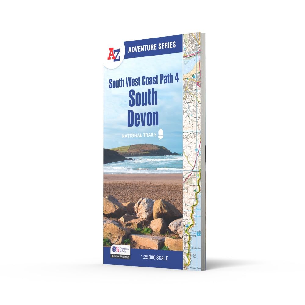 South West Coast Path 4 – South Devon: with Ordnance Survey mapping