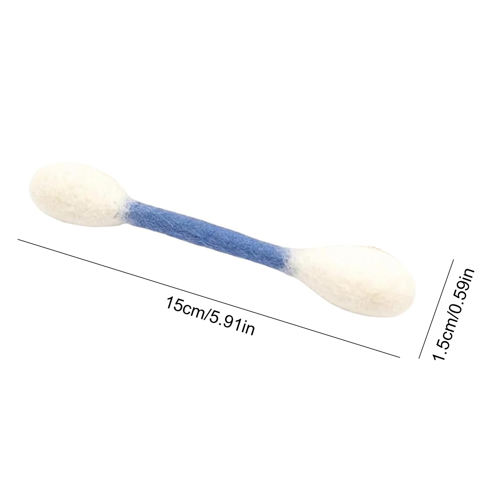 Cotton fioc Giocattoli per Gatti con Erba Gatta, Confezione da 6 Bastoncini Giganti per Masticare i Cuccioli, Giocattoli Interattivi in Feltro, Corda per Denti Resistente, Ideali per Gatti Interni