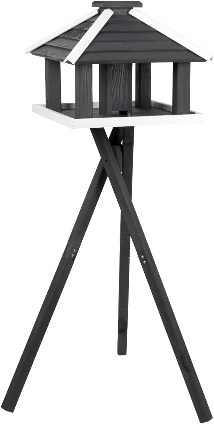 VOSS.garden Futterhaus „Jork“ Vogelhaus mit Futtersilo inklusive