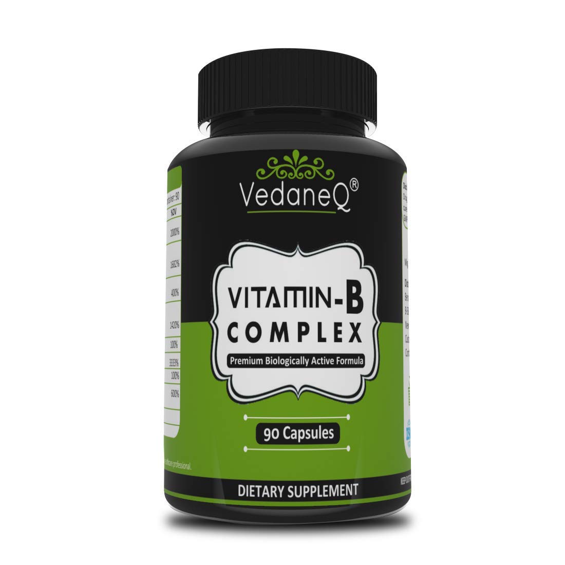 Vitamin B Complex Complete All Vitamins B Including B1, B2, B5, B6, B7, B9, and Vitamin B12 Supplements | B Complex Capsules Supplements (2)