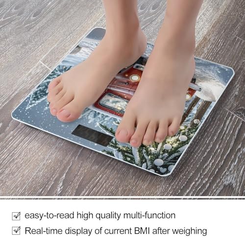 Balanza Digital de Baño Camión Rojo con Plataforma Amplia miniatura 5